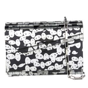 Jimmy Choo Candy Mirror Crossbody Clutch Shoulder Bag